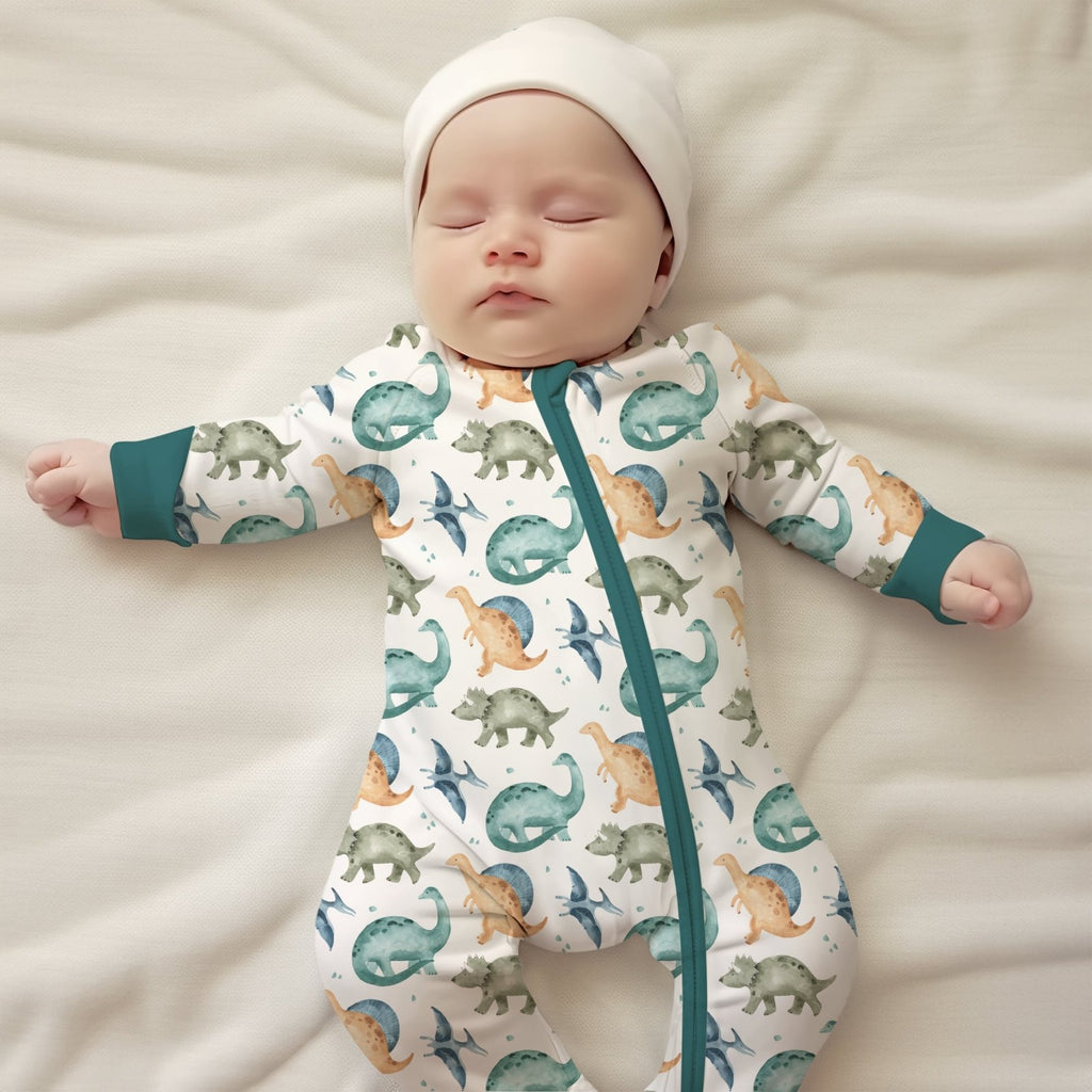 Dino Baby Zippy Sleepsuit - Charley's Wild World