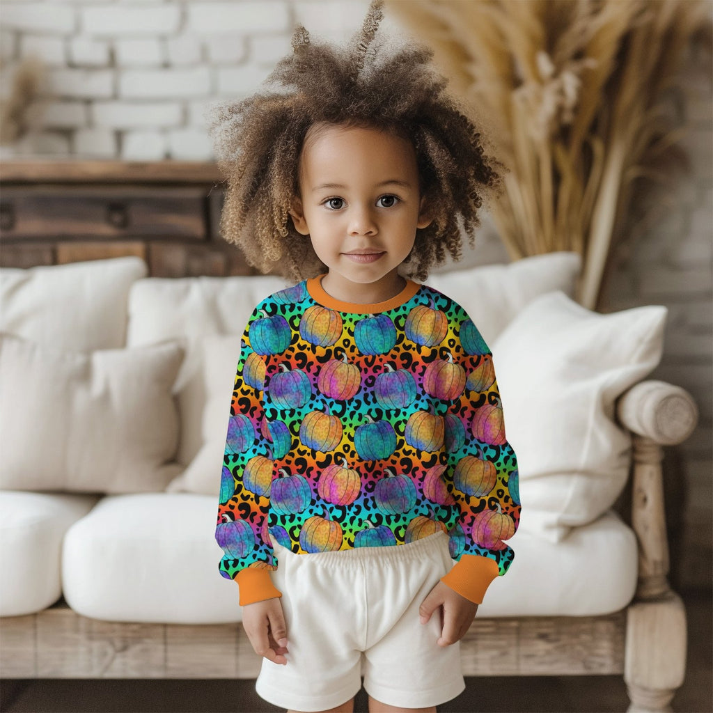 Leopard Pumpkin Sweatshirt - Charley's Wild World