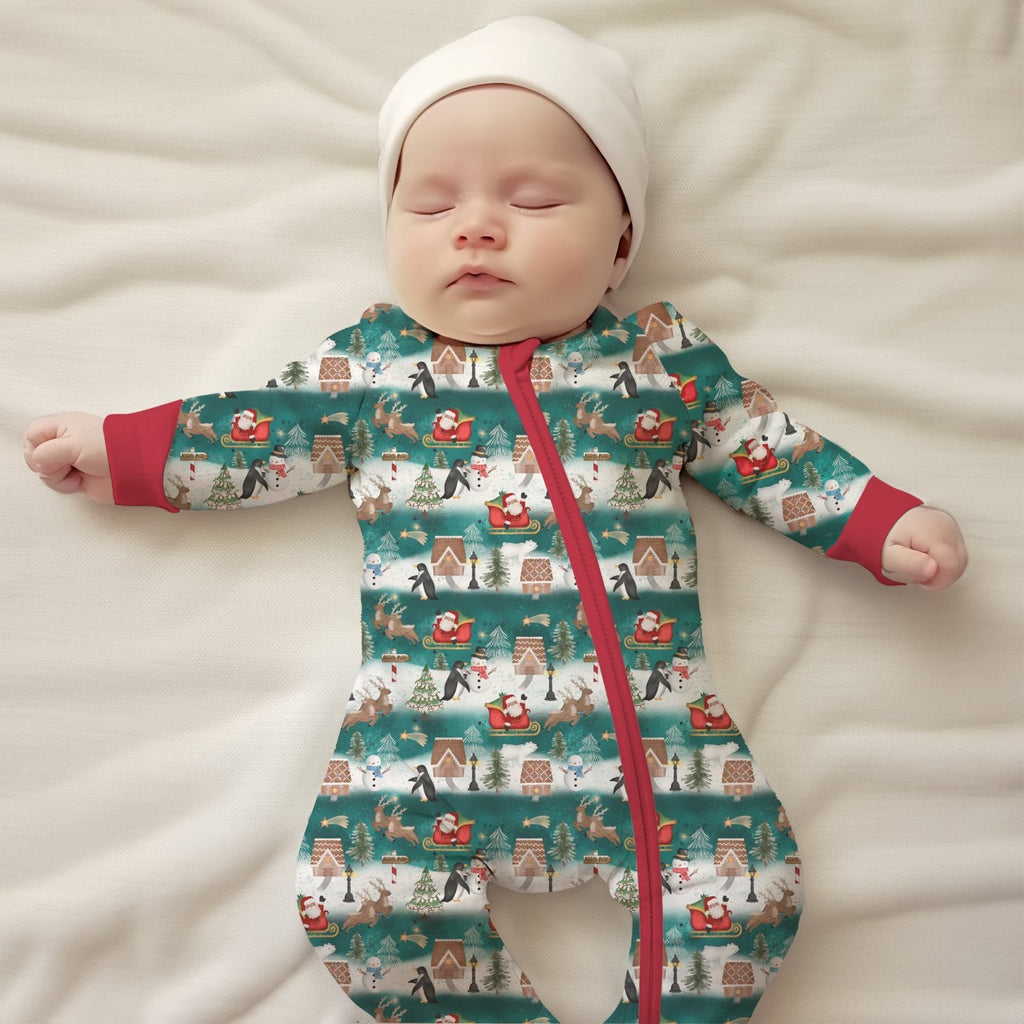 Wild Christmas Sleepsuits - Charley's Wild World