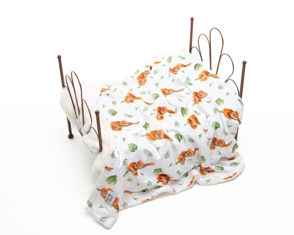 'Pongo' Baby Orangutan Blanket - CharleysWildWorld